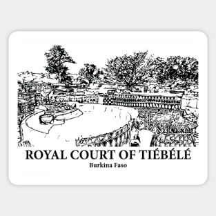 Royal Court of Tiébélé - Burkina Faso Sticker